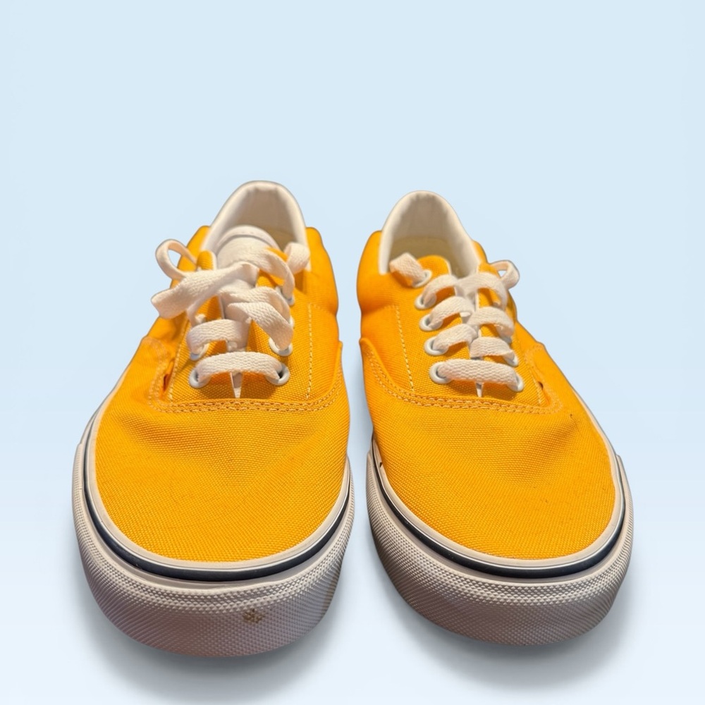 Vans Yellow Canvas Lace-Up Sneakers